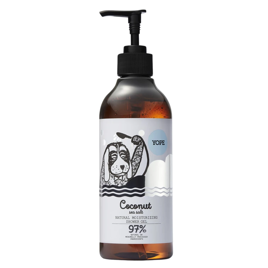 Гель для душу з кокосом та морською сіллю YOPE Natural Moisturising Shower Gel Coconut and Sea Salt 400 мл