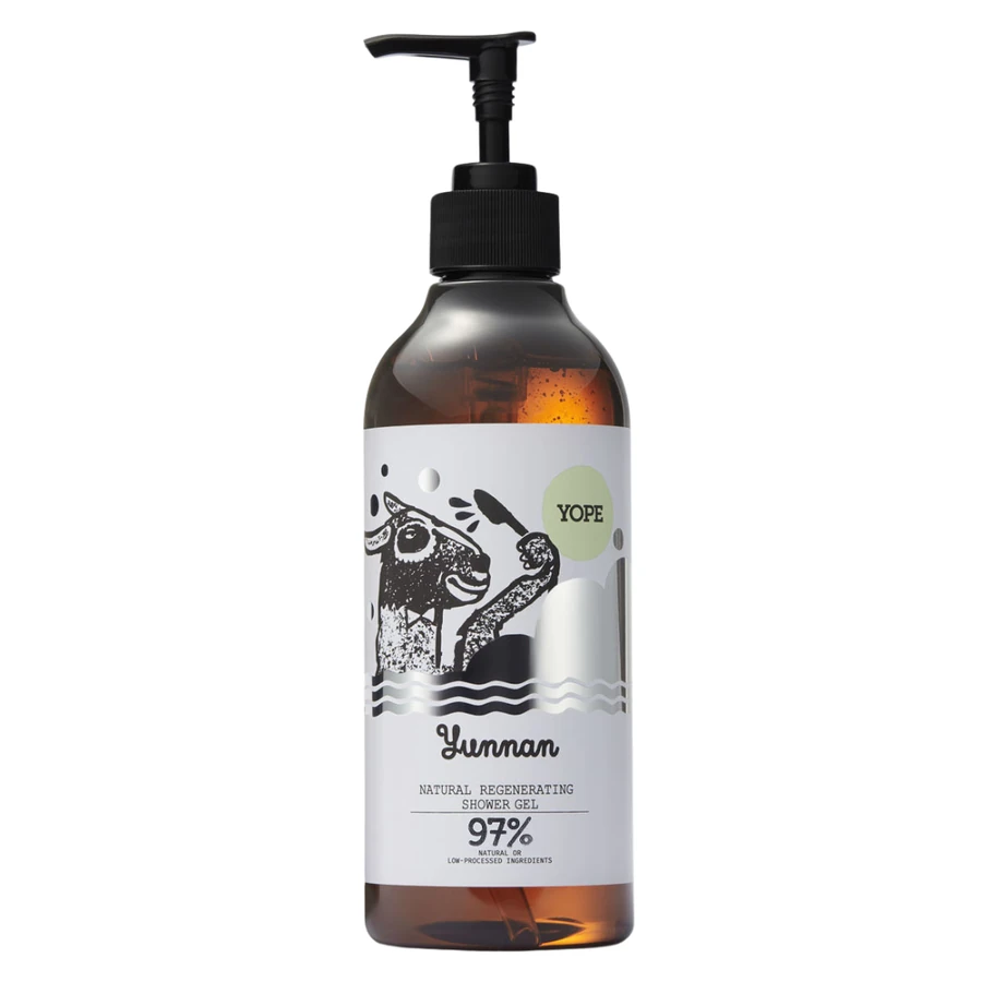 Гель для душу з ароматом китайського чаю "Юньнань" YOPE Natural Regenerating Shower Gel Yunnan Chinese Tea 400 мл