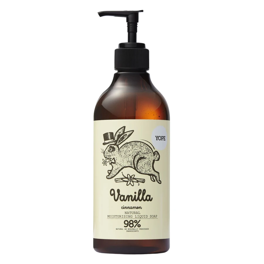 Рідке мило для рук з ароматом ванілі й кориці YOPE Natural Hand Soap Vanilla and Cinnamon 500 мл