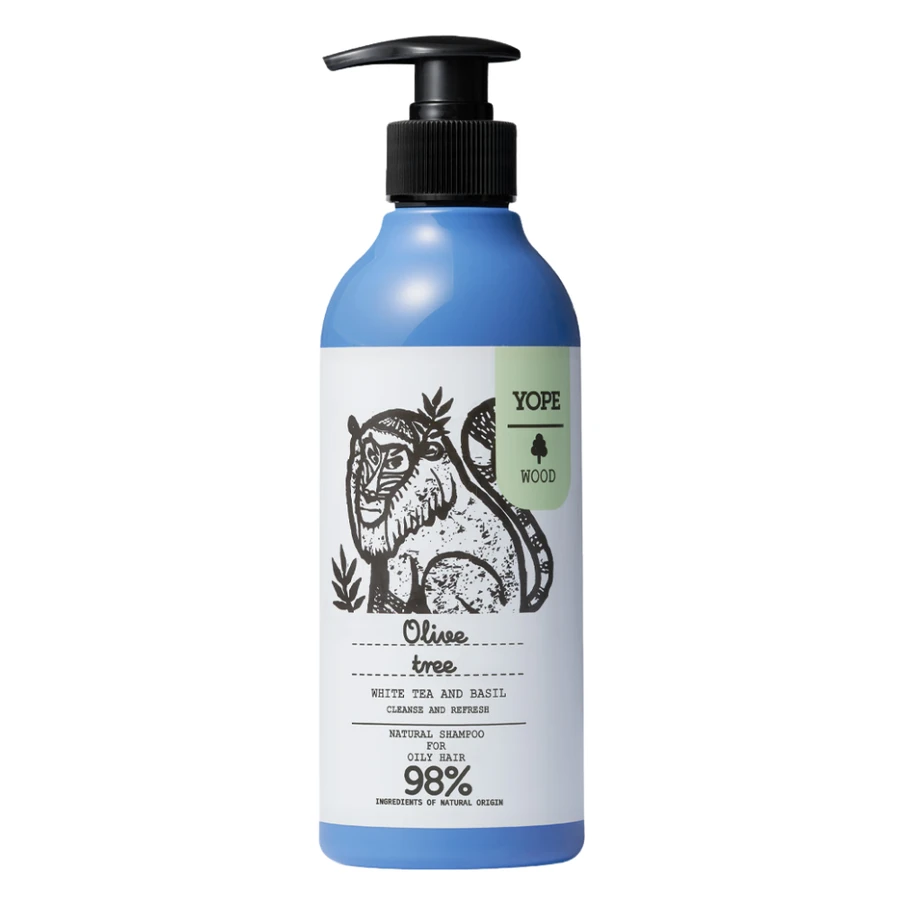 YOPE Natural Shampoo Olive Tree, White Tea and Basil 300 мл