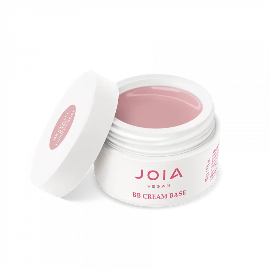 Камуфлююча база для гель-лаку JOIA Vegan BB cream Base Vanilla Rose ванільна троянда 50 мл