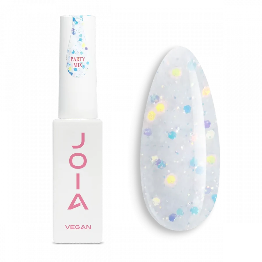 Топ з декором з УФ фільтром JOIA My Crush Top Party Mix без липкого шару 8 мл