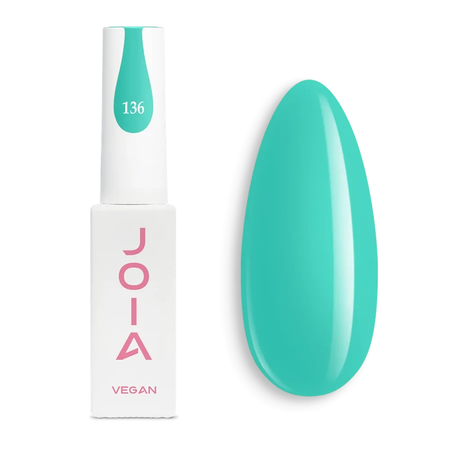 Гель-лак для нігтів JOIA vegan 136 королівський зелений, емаль 6 мл