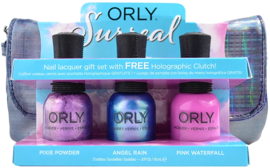 Набір лаків Orly + клатч ORLY Surreal GWP - Free Holographic Clutch