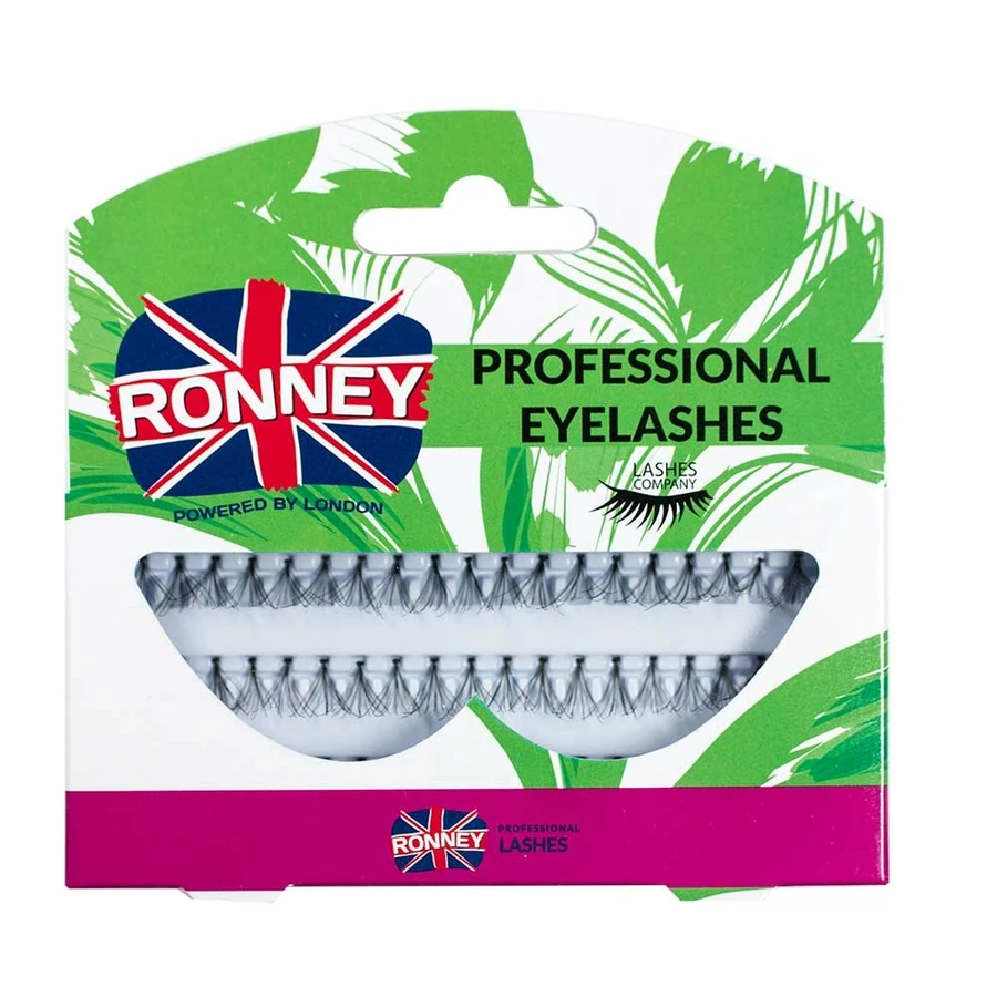 Накладні вії пучкові Ronney Professional Eyelashes 00032 12 мм