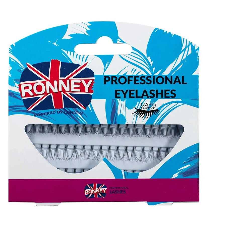 Накладні вії пучкові без вузла Ronney Professional Eyelashes 00036 Мікс мм