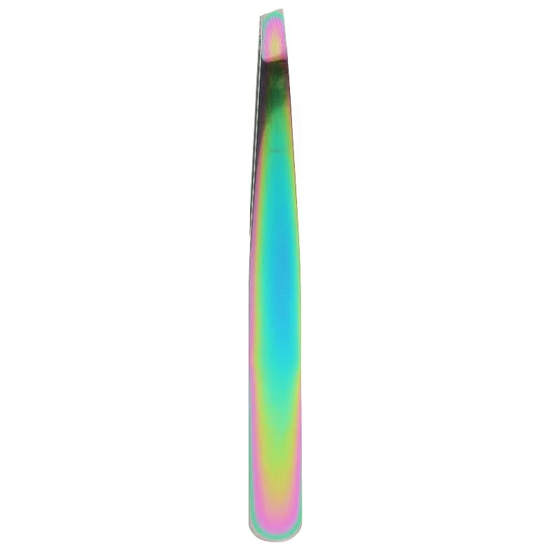 Пінцет для брів скошений Elixir Tweezers for Eyebrows 545