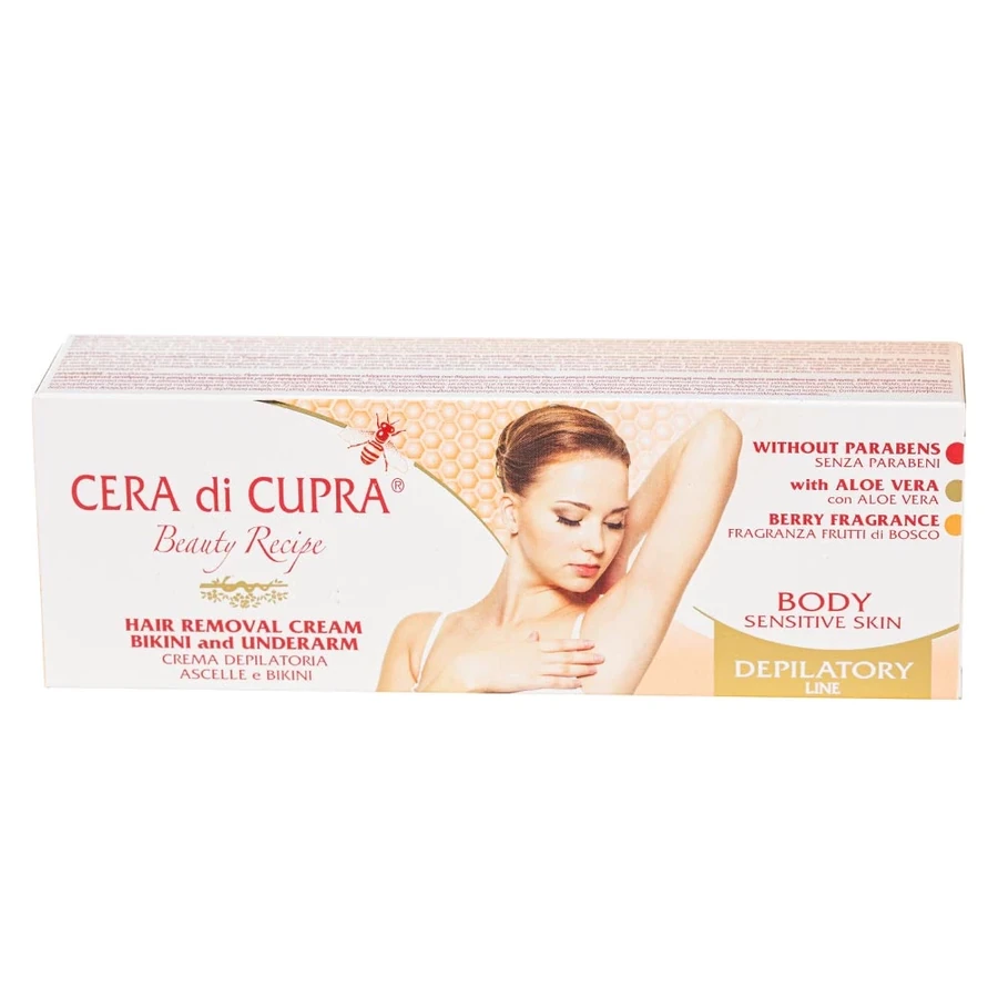 Крем для депіляції зони бікіні та пахв Cera di Cupra Hair Removal Cream Bikini and Underarm 100 мл
