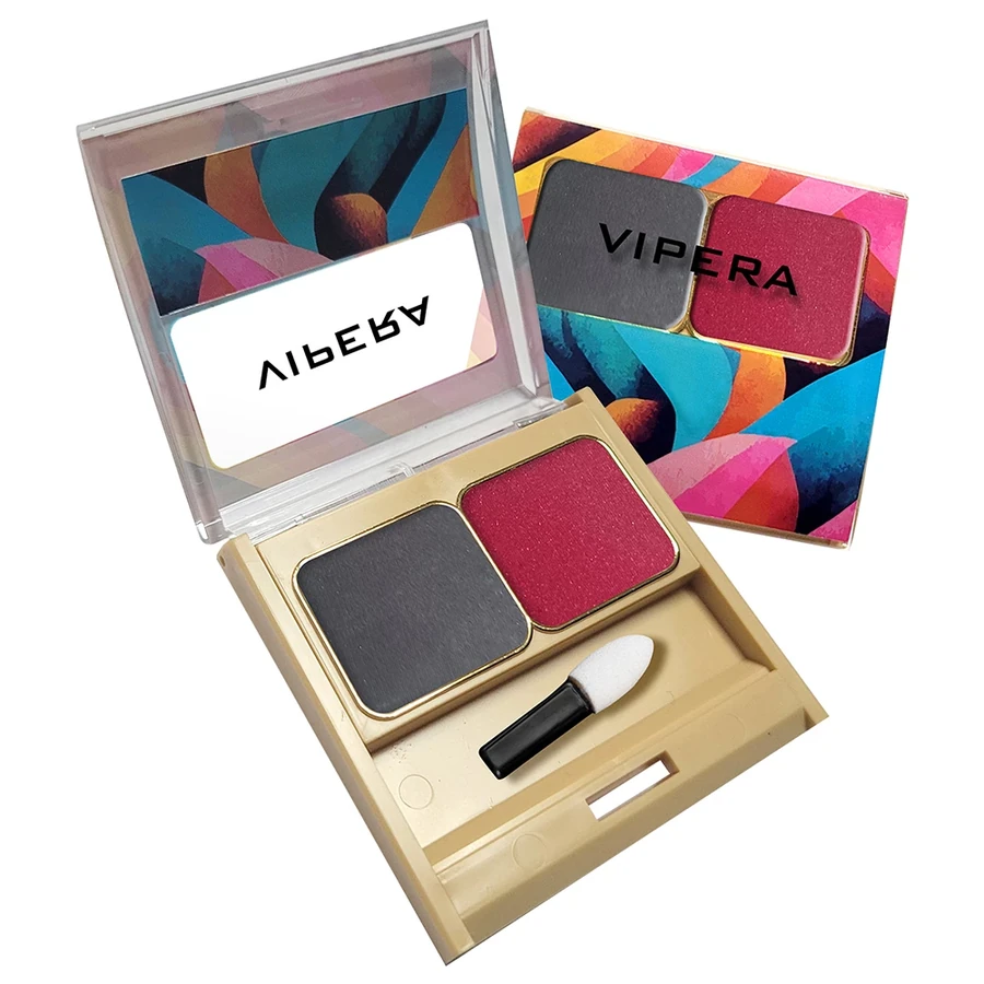 Пресовані подвійні тіні для повік Vipera Arabeska Eye Shadows №27 Cella 3.2 г