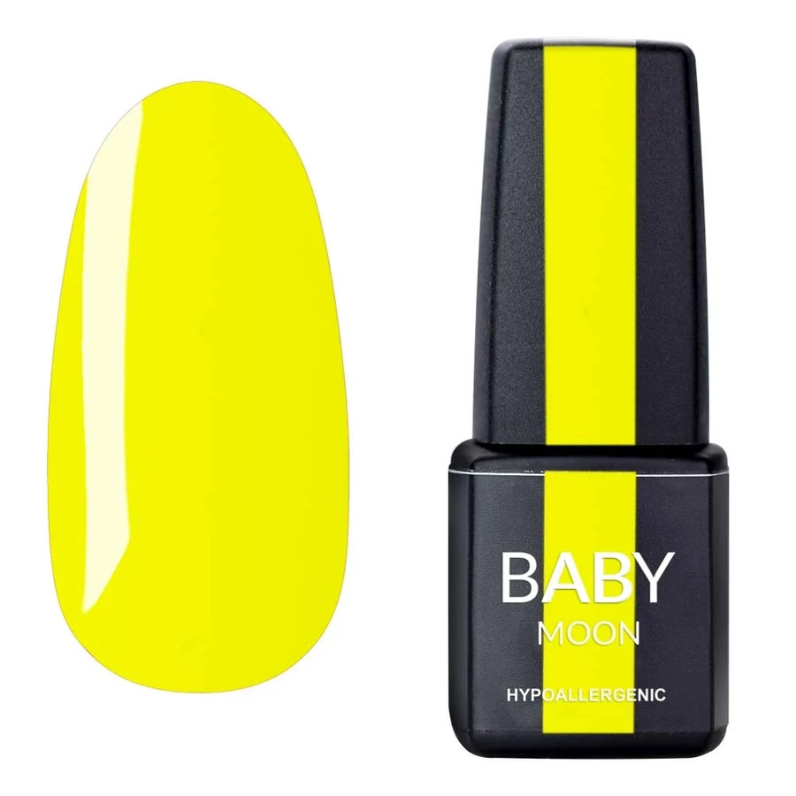 Гель-лак BABY MOON Perfect Neon Gel Polish №013 жовтий, неон 6 мл