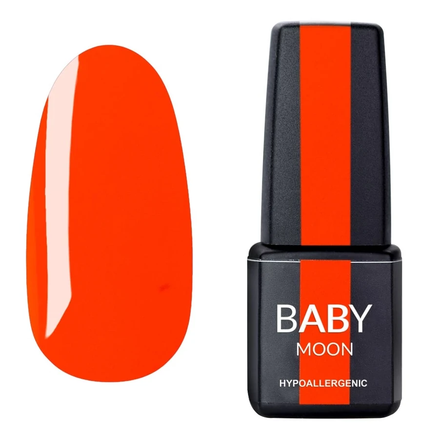 Гель-лак BABY MOON Perfect Neon Gel Polish №016 моркв`яний, неон 6 мл