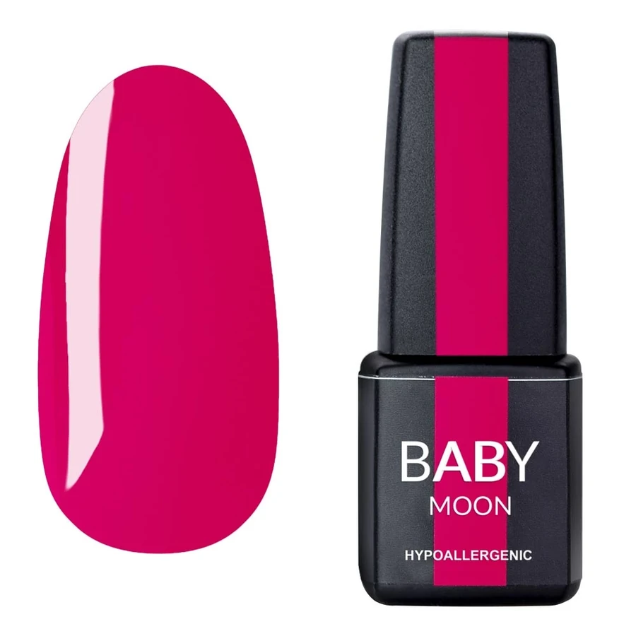 Гель-лак BABY MOON Perfect Neon Gel Polish №019 фуксія, неон 6 мл