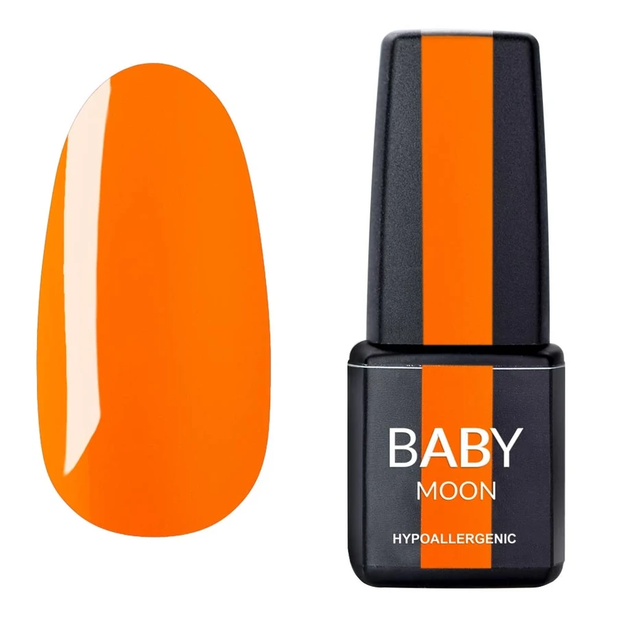 Гель-лак BABY MOON Perfect Neon Gel Polish №020 помаранчевий, неон 6 мл