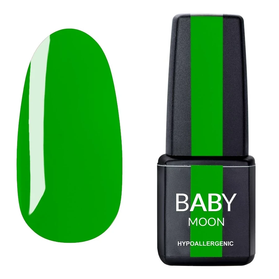 Гель-лак BABY MOON Perfect Neon Gel Polish №024 світлий зелений, неон 6 мл