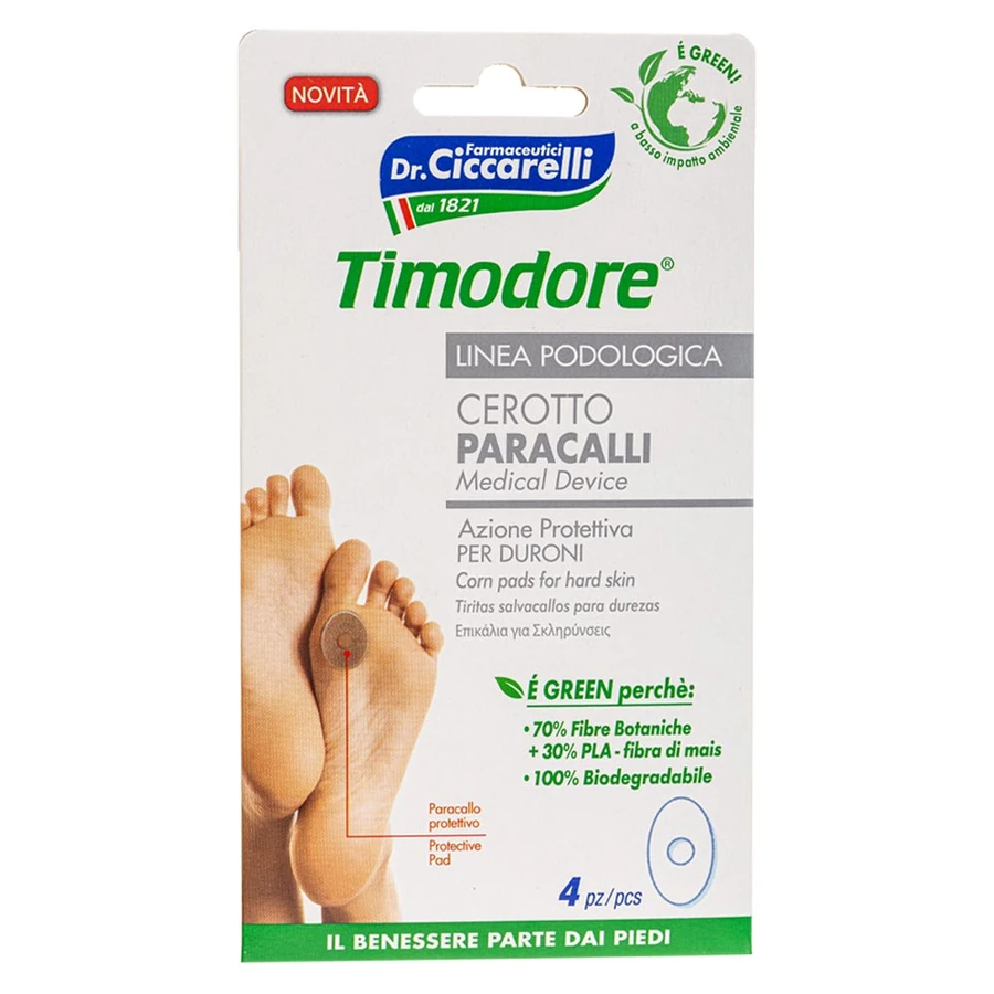 Пластирі від натирання для твердої шкіри Timodore Corn Pads for Hard Skin 4 шт