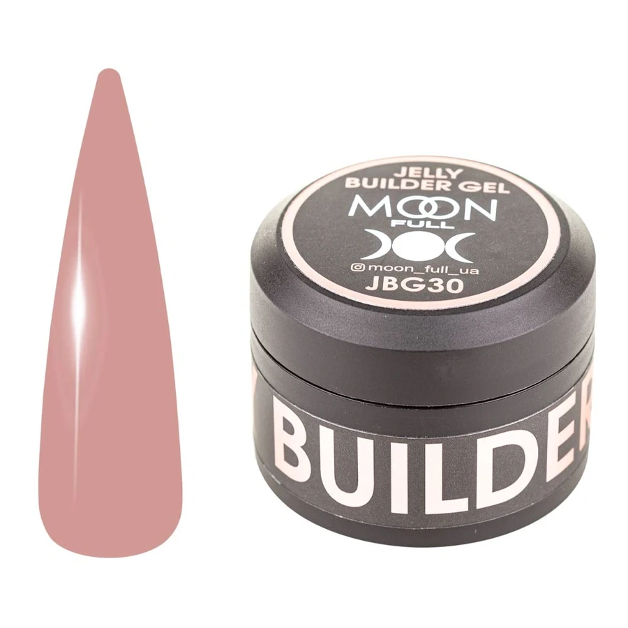 Гель-желе для моделювання та укріплення нігтів MOON FULL Jelly Builder Gel №JBG30 бежевий 30 мл