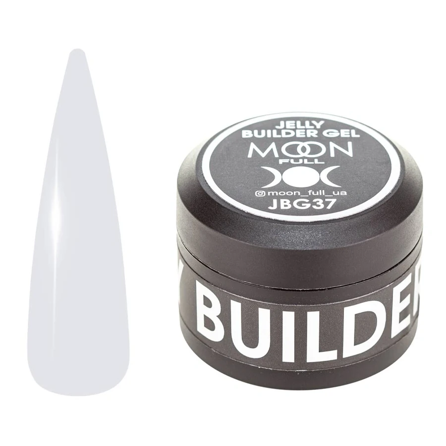 Гель-желе для моделювання та укріплення нігтів MOON FULL Jelly Builder Gel №JBG37 молочний 30 мл