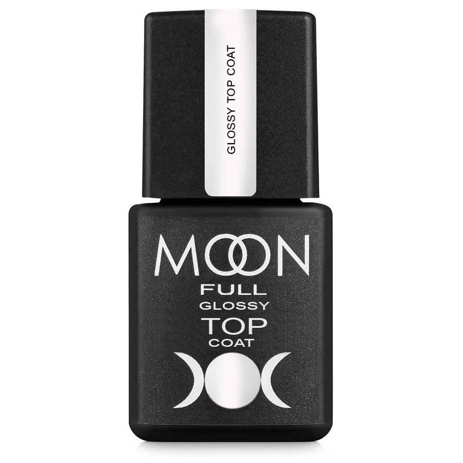 Топ для гель лаку MOON FULL Glossy Top Coat без липкого шару 8 мл