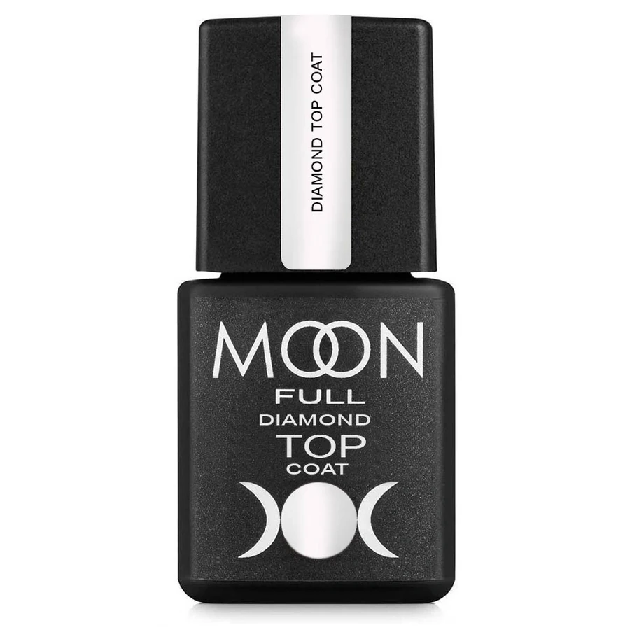 Топ для гель лаку MOON FULL Diamond Top Coat без липкого шару 8 мл