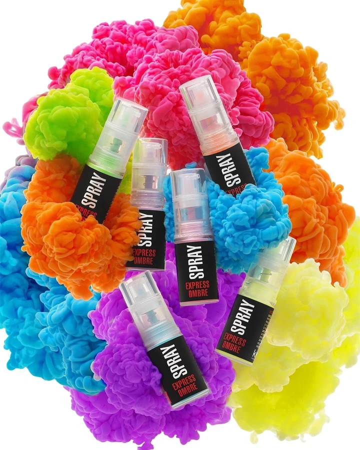 Експрес-спрей для омбре Kodi Express Ombre Spray 03 дрібні зелені світловідбиваючі блискітки 7,5 г