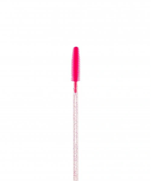 Щіточка для брів та вій рожева Kodi Brush for Eyebrows and Eyelashes Pink cилікон