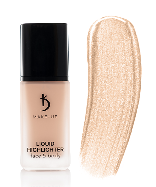 Рідкий хайлайтер для обличчя та тіла Kodi Liquid Highlighter Face & Body 02 теплий пісочний 30 мл