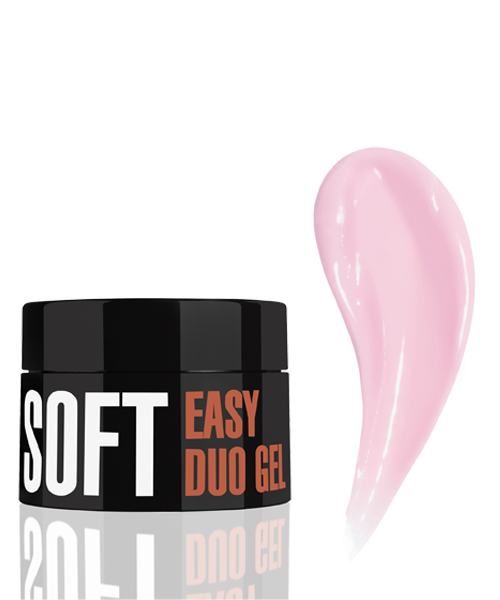 Професійна акрилово-гелева система Kodi Easy Duo Gel Soft Sugar Dune холодний рожевий 14 г