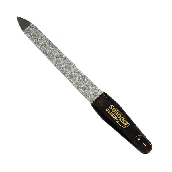 Металева сапфірова пилочка для натуральних нігтів Niegelon Metal Nail File 6-0521
