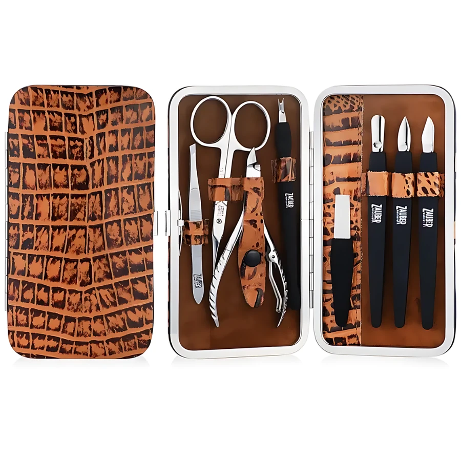 Манікюрний набір Zauber Manicure Tools Set MS-603C 8 предметів