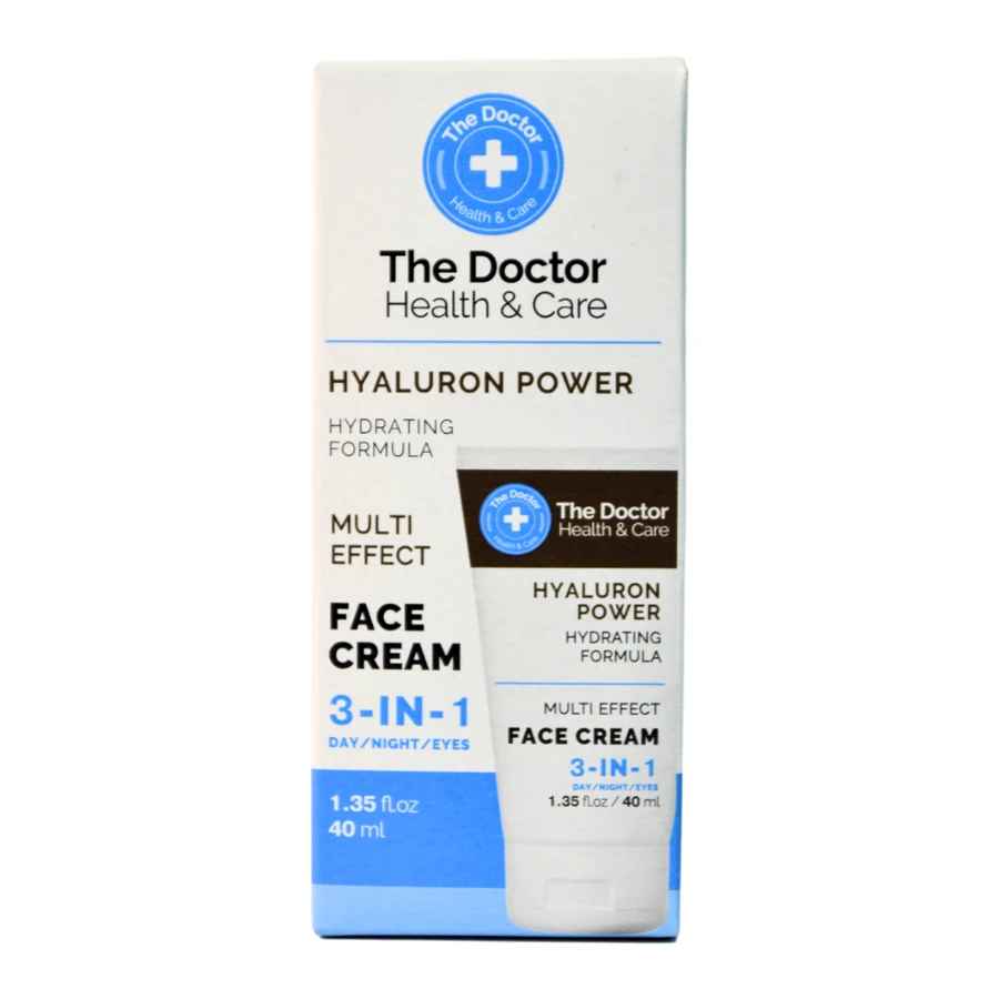 Крем для обличчя з гіалуроновою кослотою 3в1 The Doctor Hyaluron Power Face Cream 40 мл
