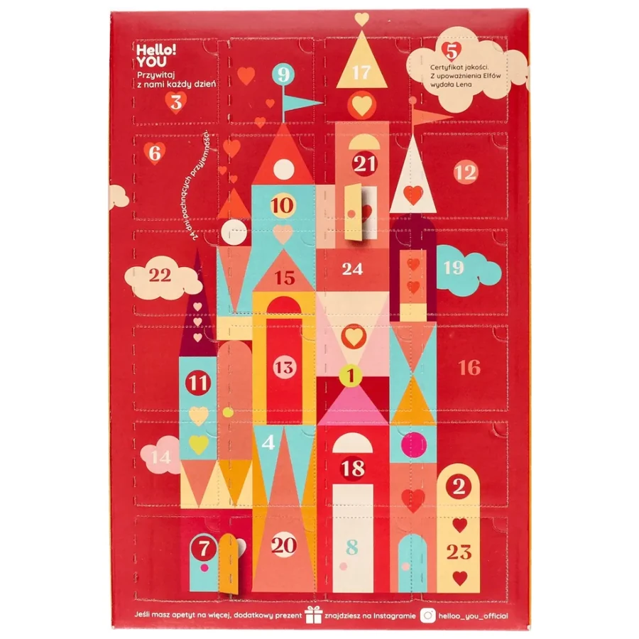 Hello!You Gift Advent Calendar Soap Set 24 шт х 30 г