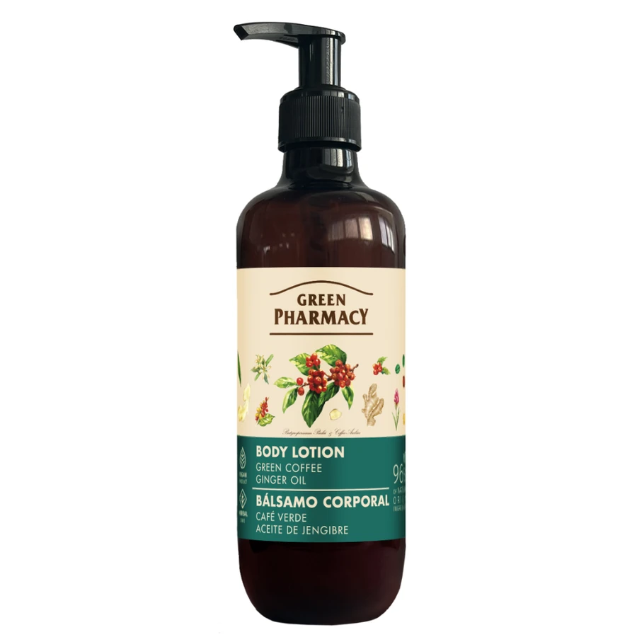 Лосьйон для тіла "Зелена кава та імбирна олія" Green Pharmacy Body Lotion Green Coffee & Ginger Oil 400 мл
