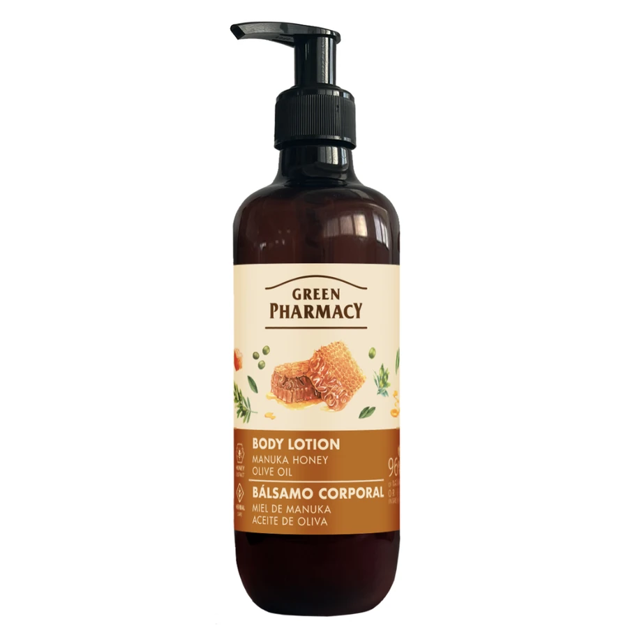 Лосьйон для тіла "Мед манука та оливкова олія" Green Pharmacy Body Lotion Manuka Honey & Olive Oil 400 мл