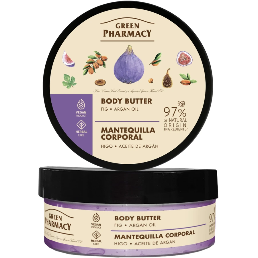 Масло для тіла "Інжир та арганова олія" Green Pharmacy Body Butter Fig & Argan Oil 200 мл