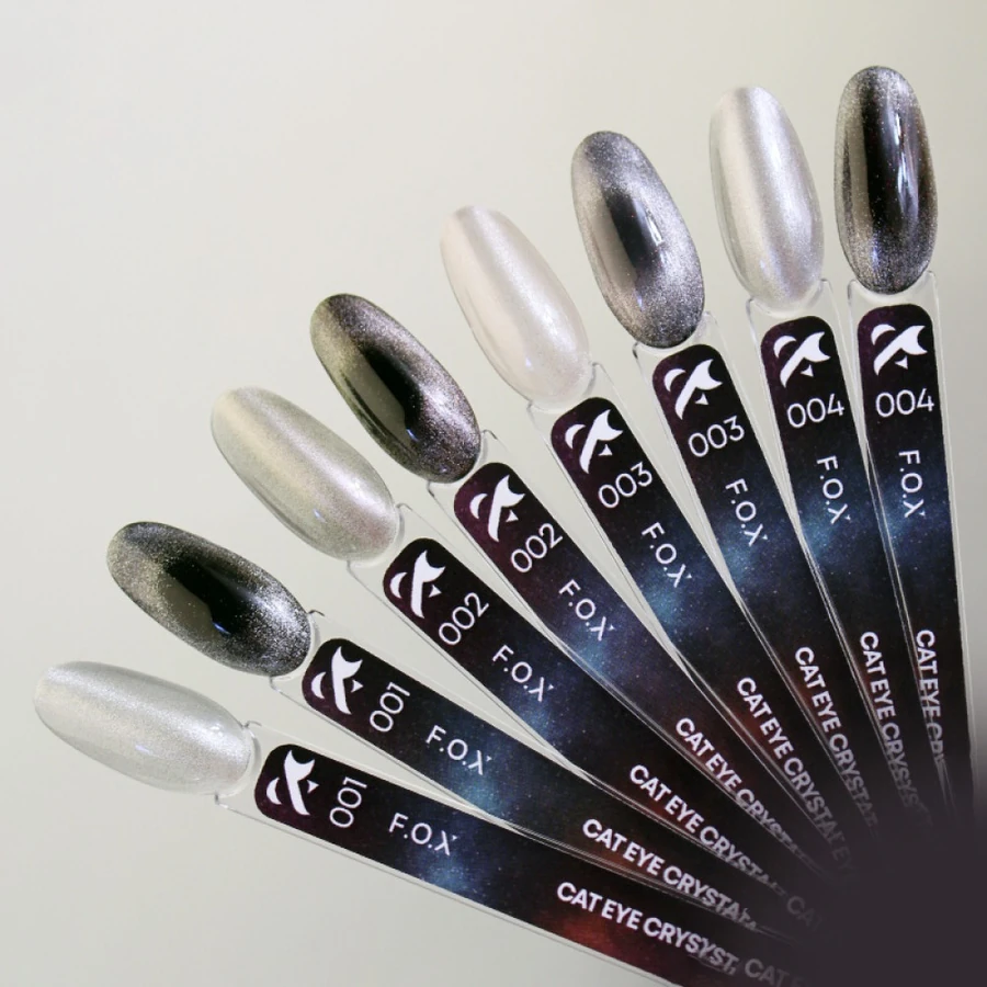 Гель-лак з ефектом котячого ока FOX Cat Eye Crystalline 003 магнітний 7 мл