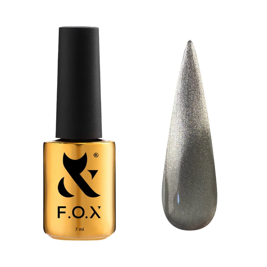 Гель-лак з ефектом котячого ока FOX Cat Eye Crystalline 004 магнітний 7 мл
