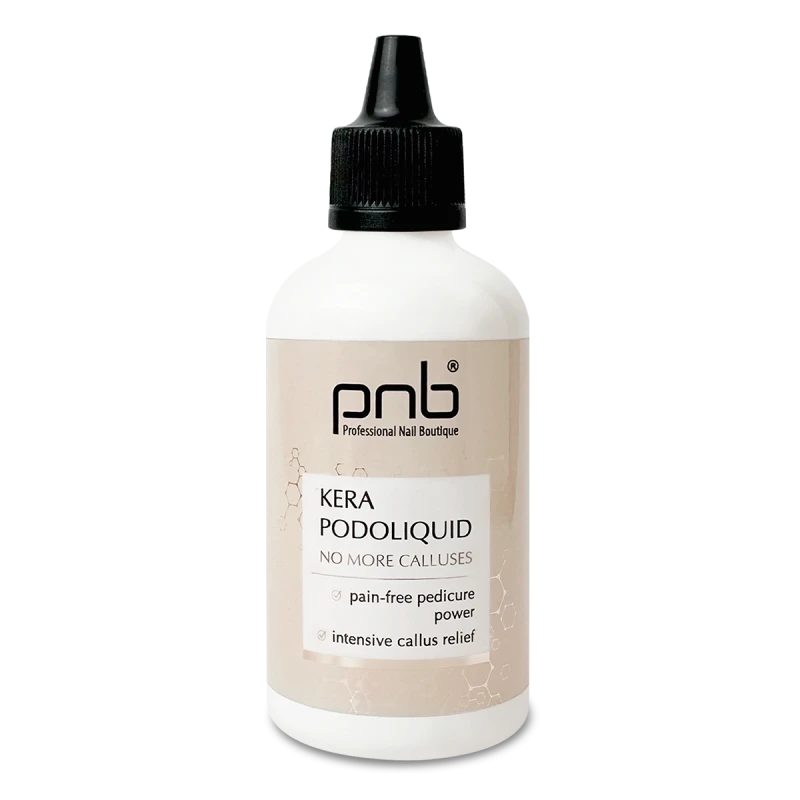 Кератолітик для видалення мозолів та натоптишів PNB КERA Podoliquid лужний 100 мл