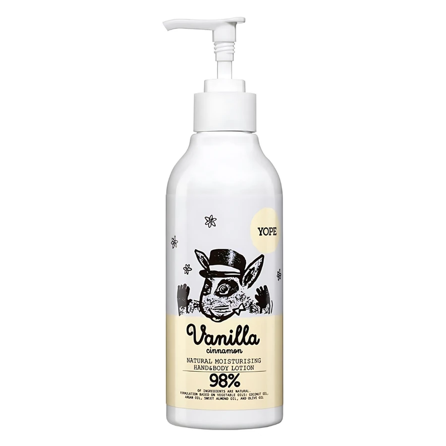 YOPE Natural Moisturising Hand & Body Lotion Vanilla & Cinnamon 300 мл