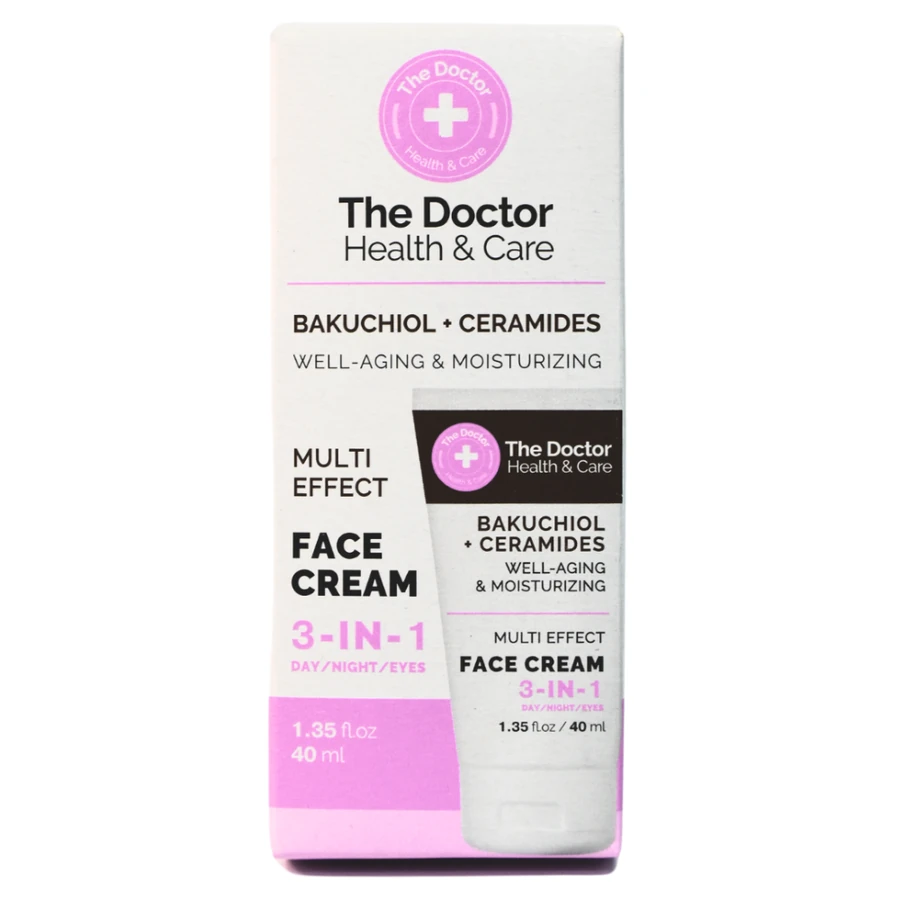 Крем для обличчя 3в1 "Бакучіол + Кераміди" The Doctor Bakuchiol + Ceramides Face Cream Multi Effect 3-in-1 40 мл