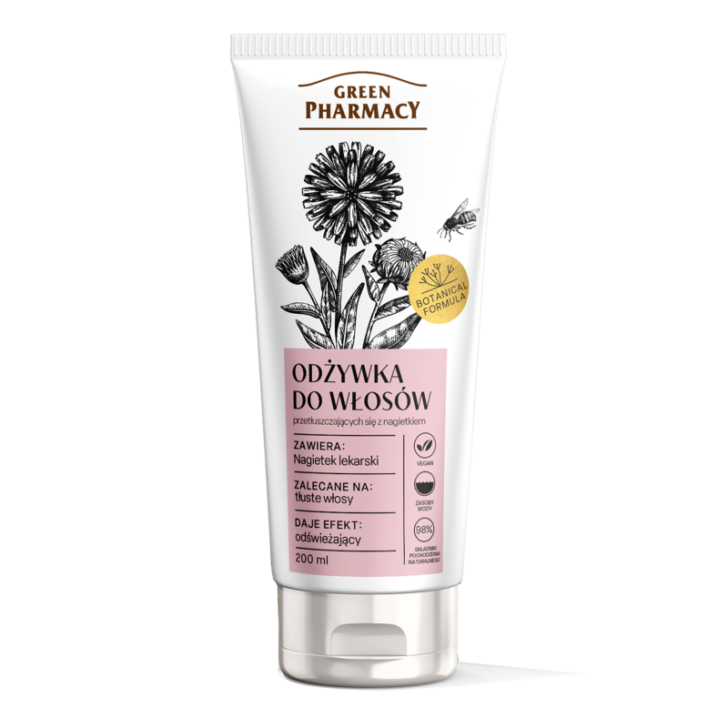 Кондиціонер для жирного волосся з календулою Green Pharmacy Herbs Conditioner for Oily Hair with Calendula 200 мл