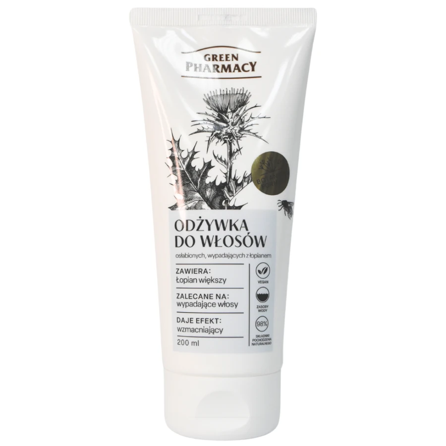 Кондиціонер для пошкодженого волосся з кульбабою Green Pharmacy Herbs Conditioner for Damaged Hair with Dandelion 200 мл