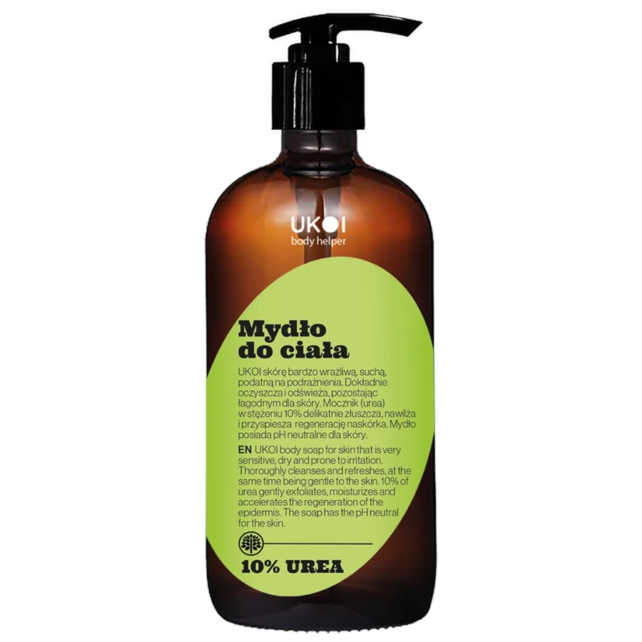 Рідке мило для тіла із сечовиною 10% UKOI Body Soap UREA 10% 500 мл