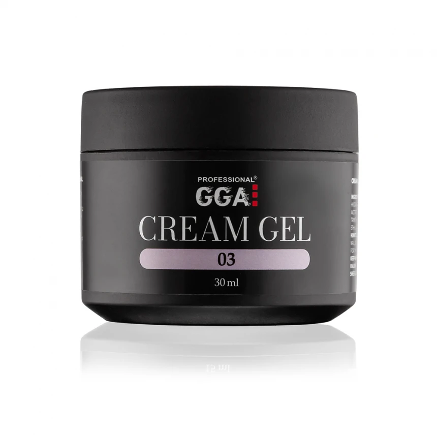 Крем-гель для моделювання та нарощування нігтів GGA Professional Cream Gel №03 зефірка 30 мл
