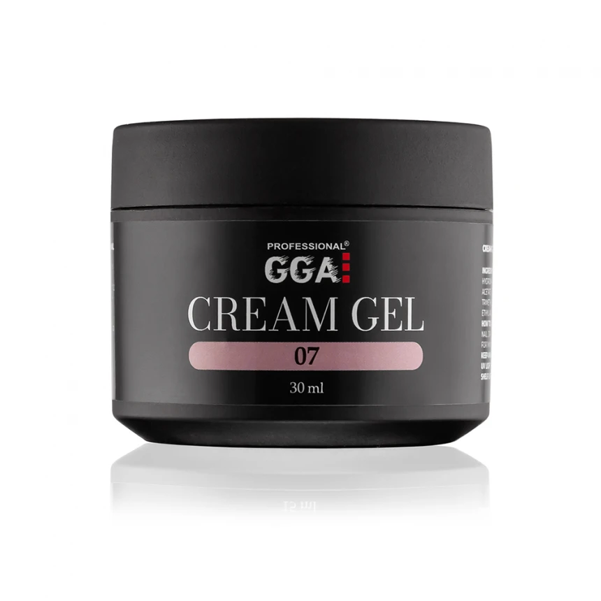 Крем-гель для моделювання та нарощування нігтів GGA Professional Cream Gel №07 айс латте 30 мл