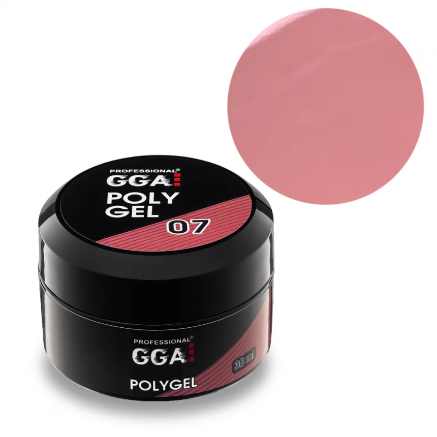 Полігель GGA Professional Polygel №7 Nude Classic класичний нюдовий 30 мл