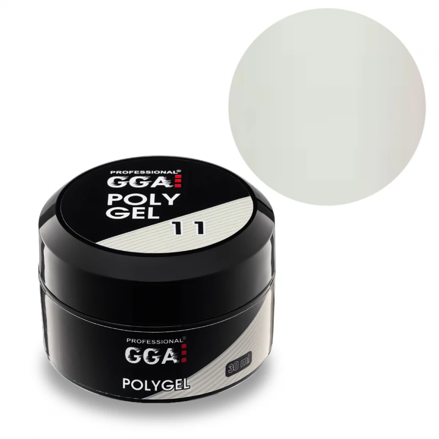Полігель GGA Professional Polygel №11 White Milk біле молоко 30 мл