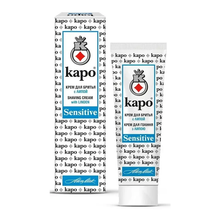 Крем для гоління з липою "Сенсетів" Alen Mak Shaving Cream with Linden Sensitive 100 мл