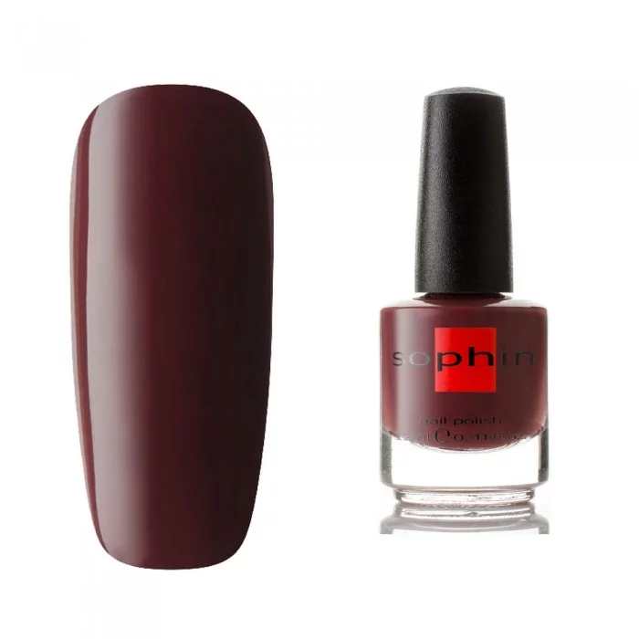 Лак Sophin Nail Lacquer №308 бордовий, емаль 12 мл