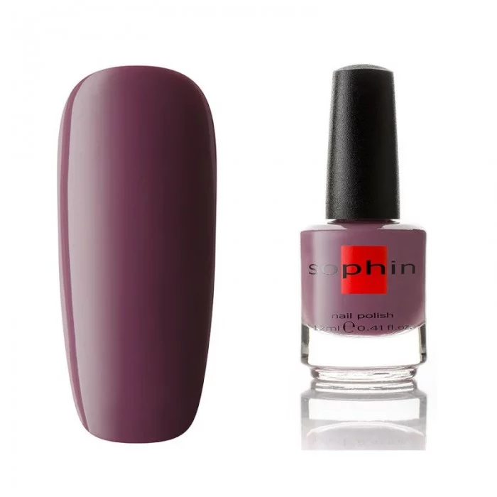 Лак Sophin Nail Lacquer №309 фіолетовий крайола, емаль 12 мл