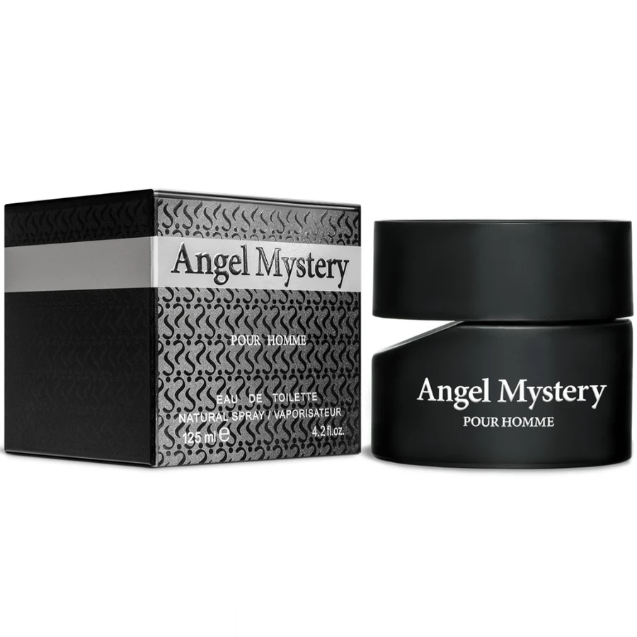 Туалетна вода чоловіча Aromat Eau de Toilette Angel Mystery аромат: дерев`яний, східний, шкіра, фрукти, ваніль 125 мл